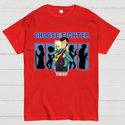 Choose Your Fighter Thief Geek T-Shirt