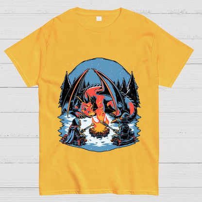 Cozy Dragon Fantasy Geek T-Shirt