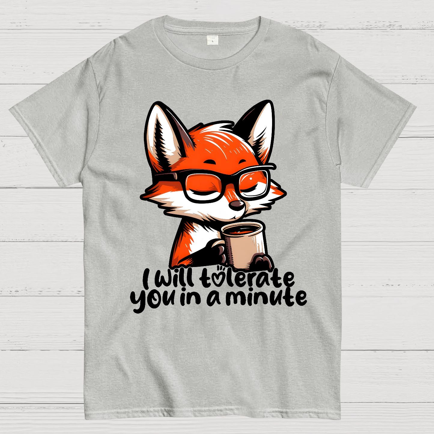 Tolerant Fox Geek T-Shirt