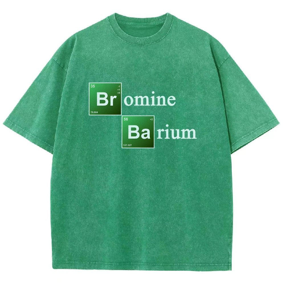 Chemical Adventure Bromine Barium Vintage Distressed T-shirt