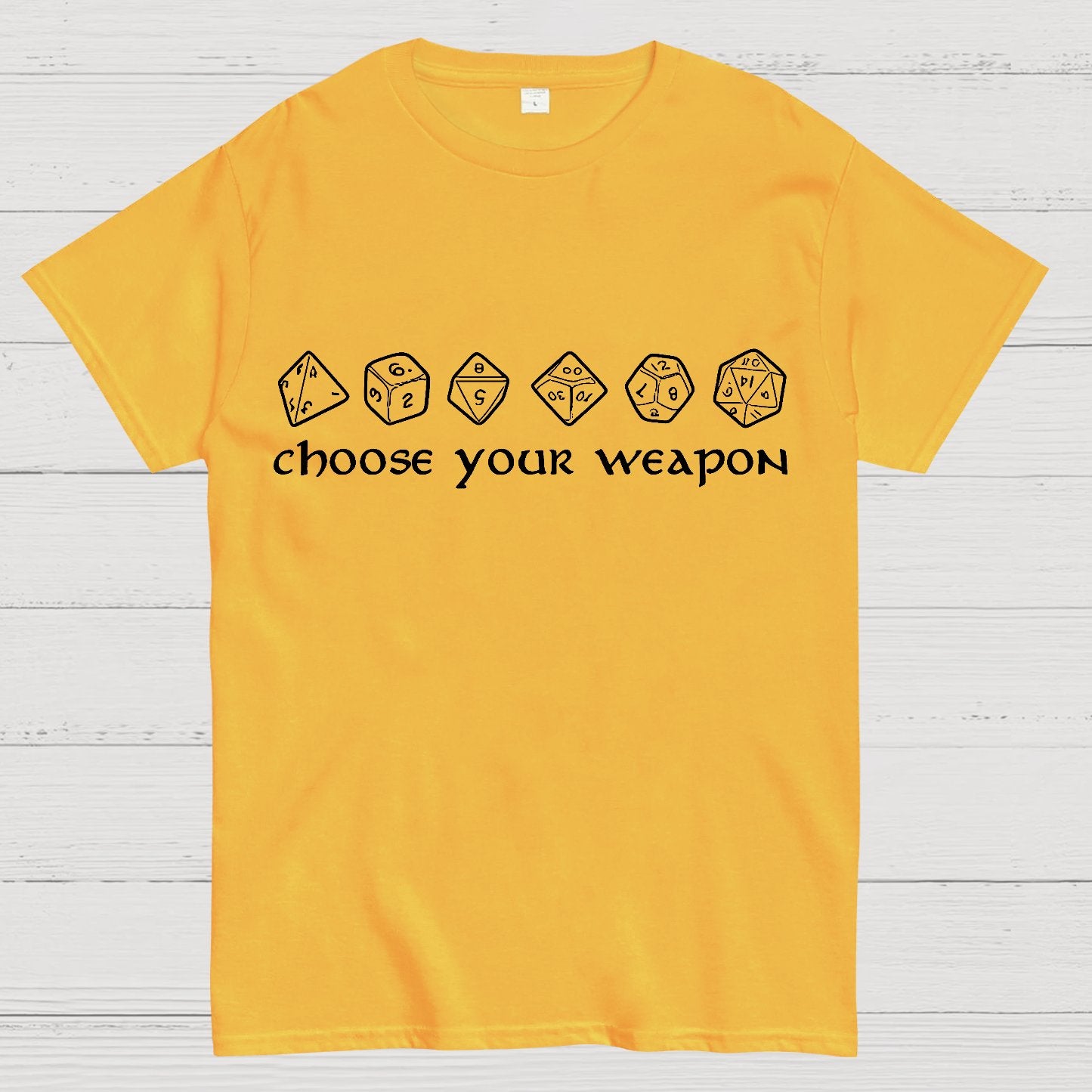 Choose Your Weapon Geek T-Shirt