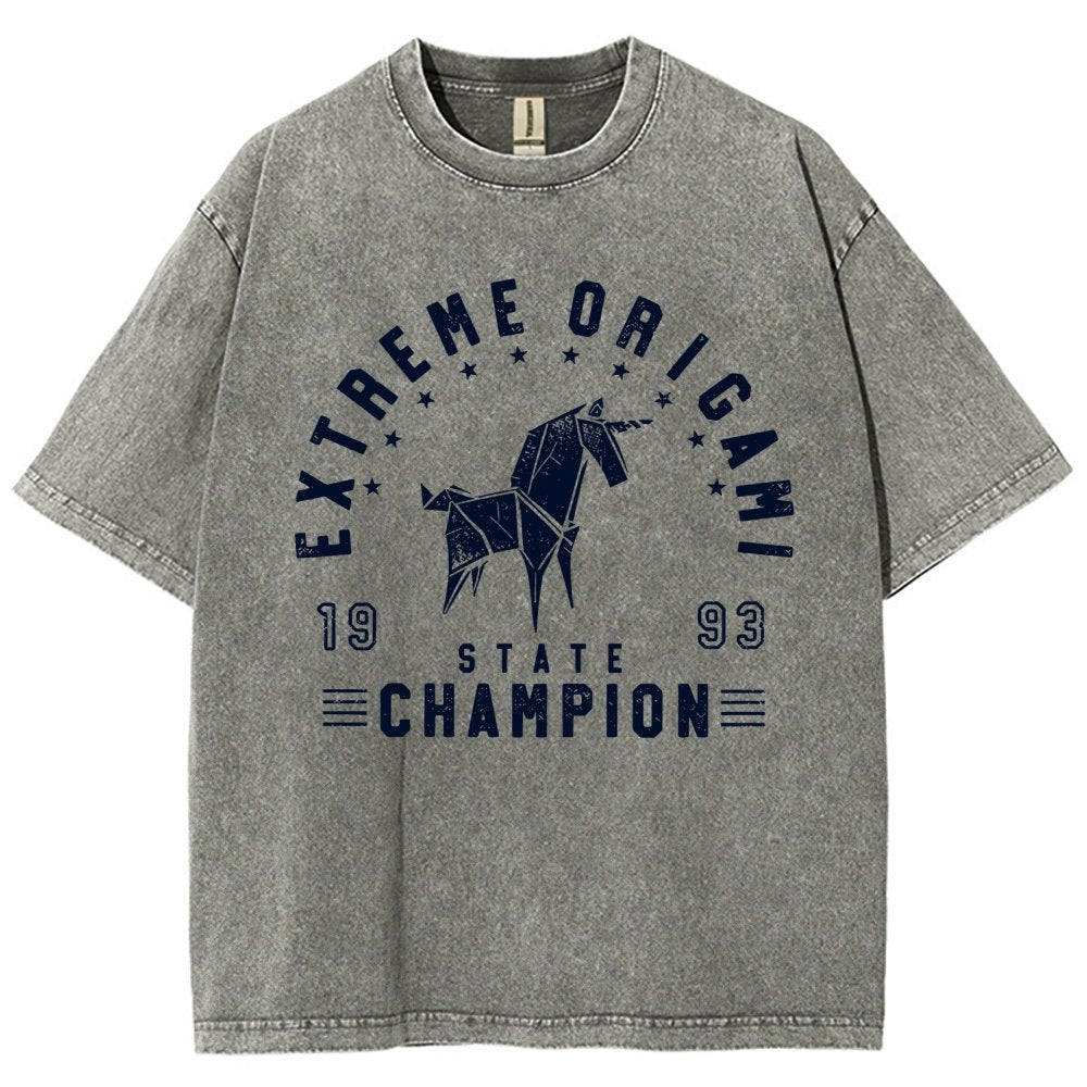 Extreme Origami Champ Vintage Distressed T-shirt