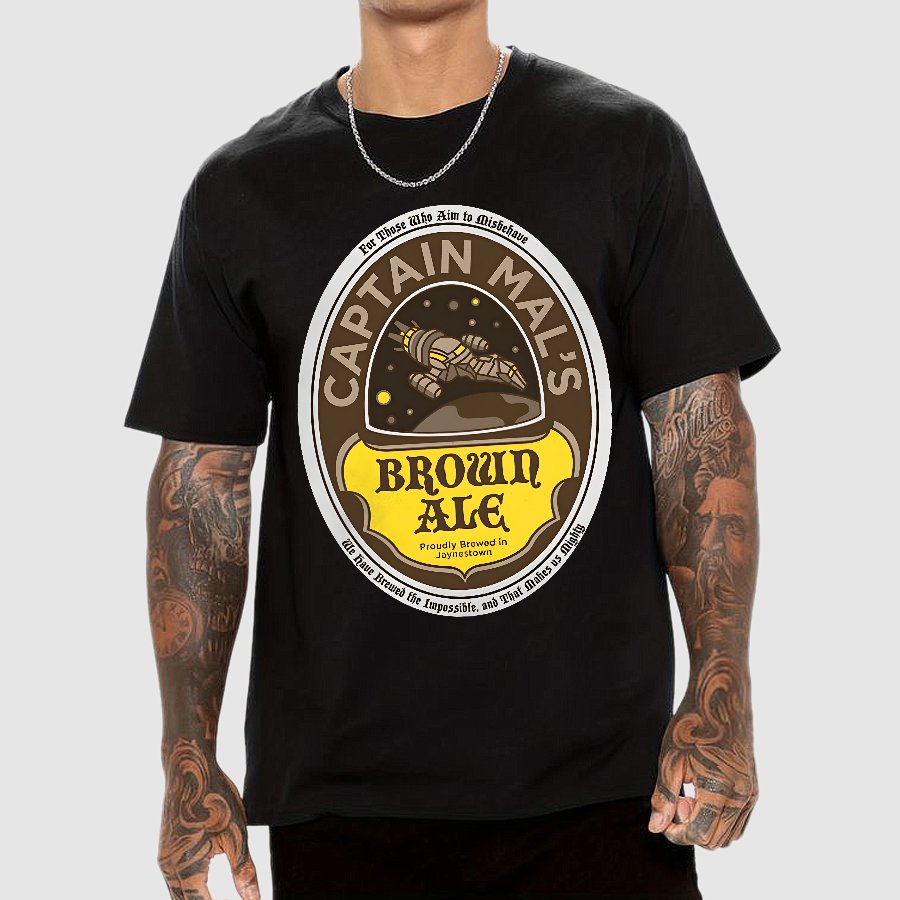 Captain's Brown Ale Geek T-Shirt