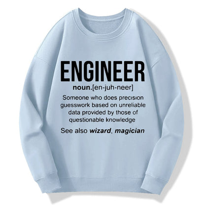 Engineer Geek Cotton Sweatshirt