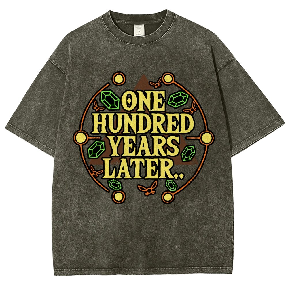 One Hundred Years Later Vintage Distressed T-shirt