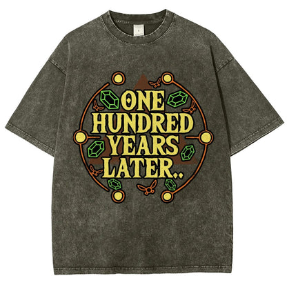 One Hundred Years Later Vintage Distressed T-shirt