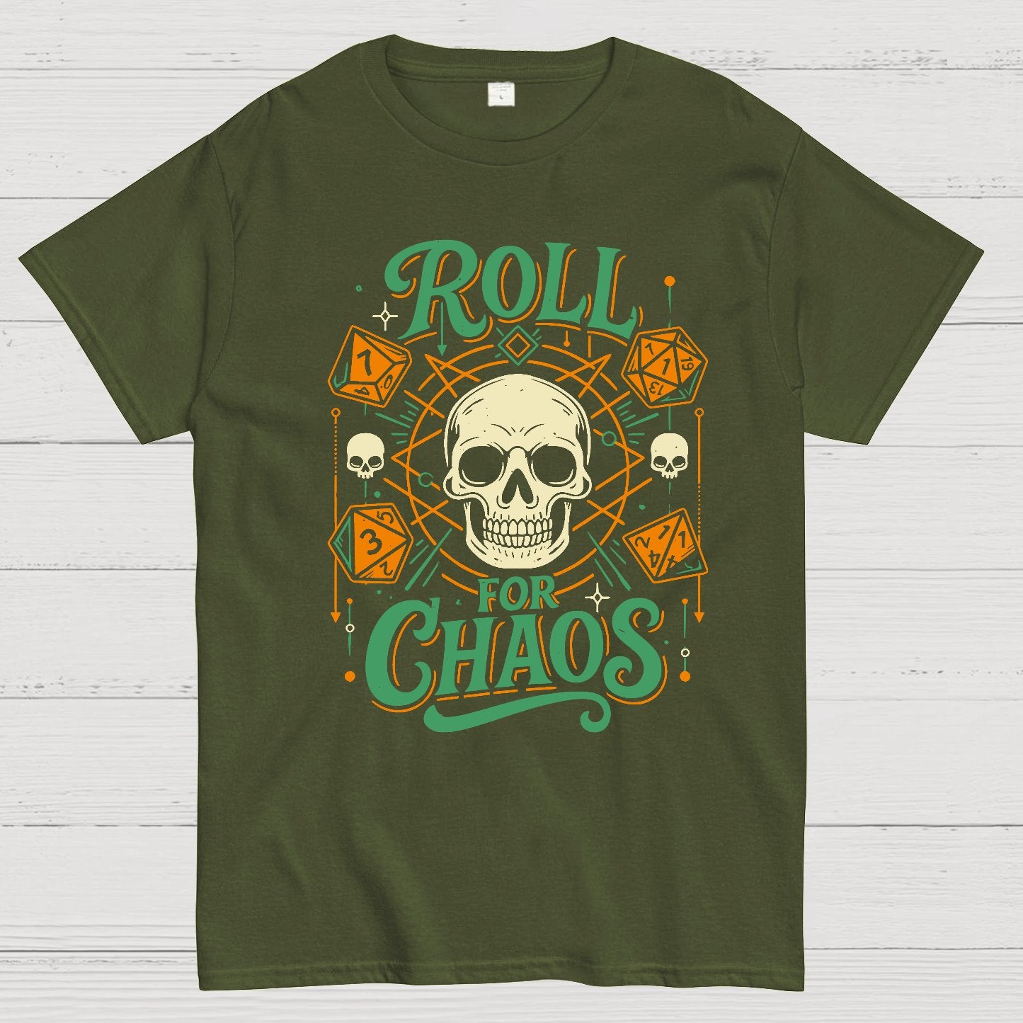 Roll For Chaos Geek T-Shirt
