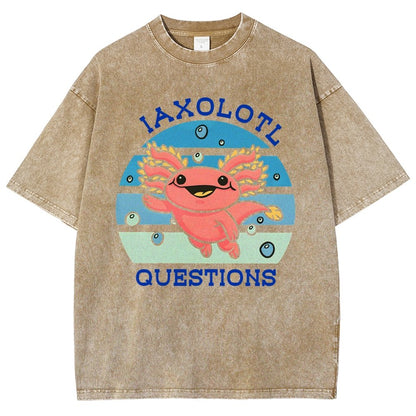 I axolotl questions Vintage Distressed T-shirt