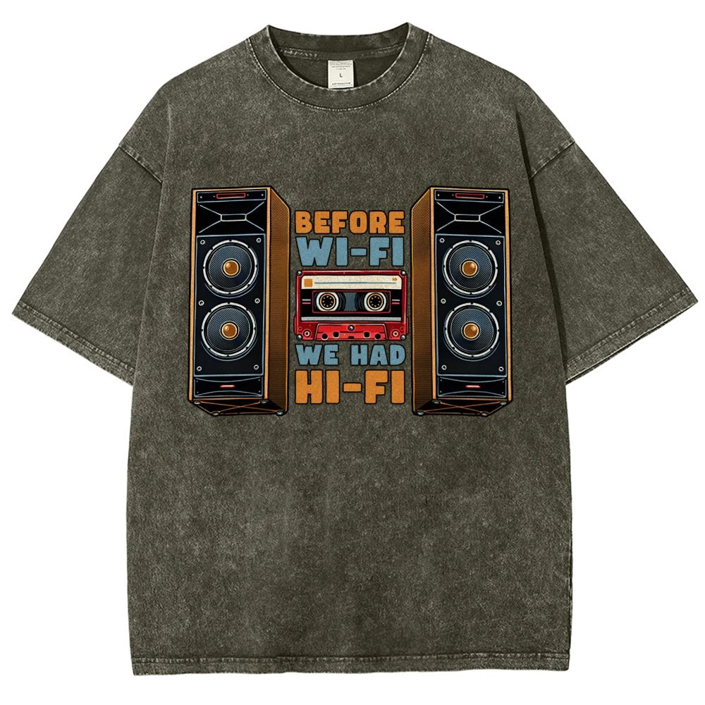 Before Wi-Fi Vintage Distressed T-shirt