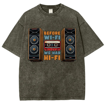 Before Wi-Fi Vintage Distressed T-shirt