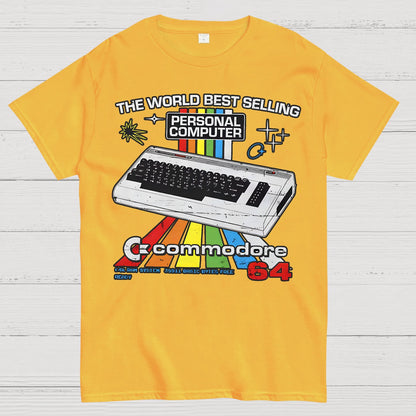 Retro Games Commodore 64 Personal Computer Geek T-Shirt