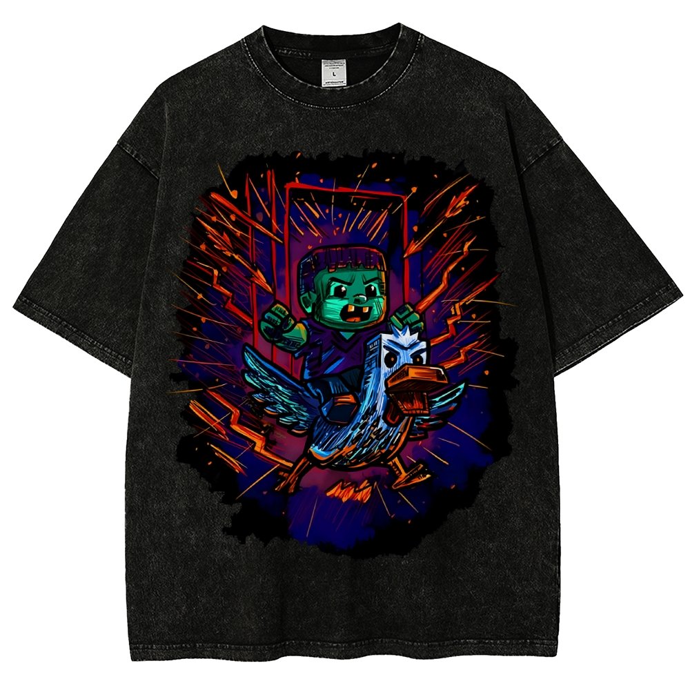 What the Cluck Vintage Distressed T-shirt