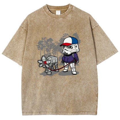 Stranger Duo Vintage Distressed T-shirt