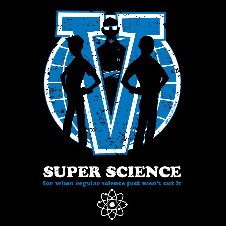 V Is For Super Science Geek T-Shirt