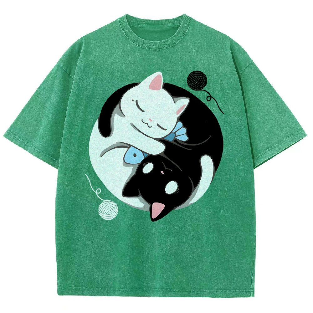 Balance Kittens Vintage Distressed T-shirt