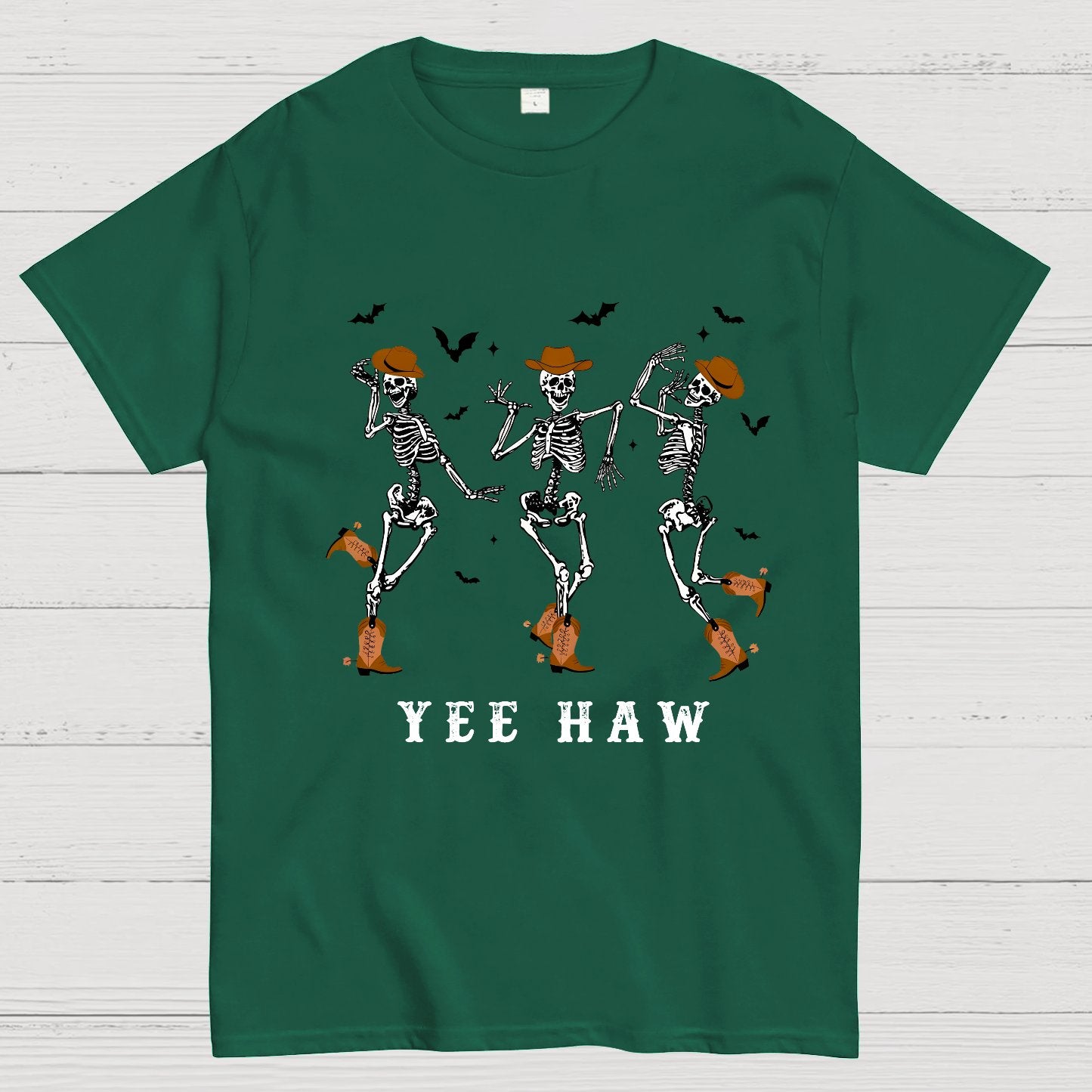 Dancing Skeleton Halloween Geeky T-Shirt