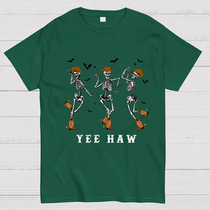 Dancing Skeleton Halloween Geeky T-Shirt