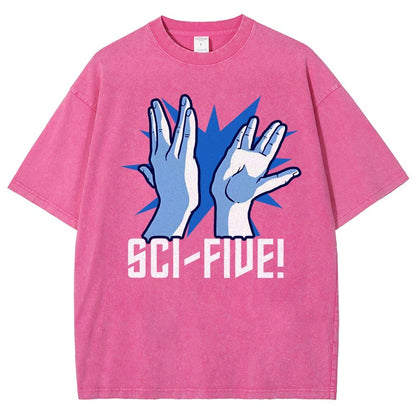 Sci-Five Vintage Distressed T-shirt