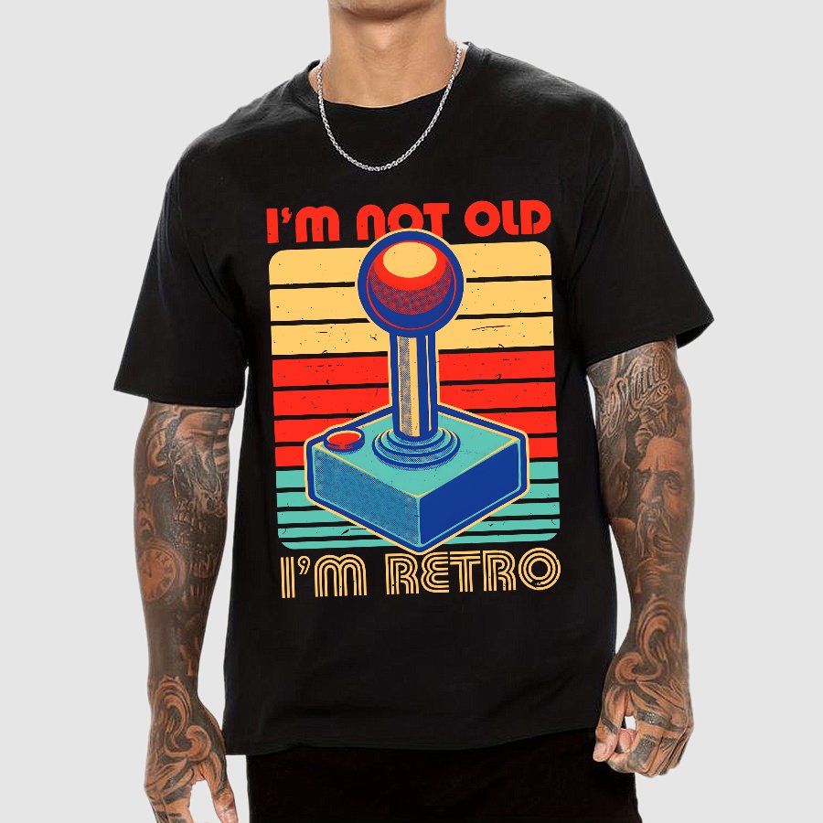 Joystick Retro Gamer Geek T-Shirt
