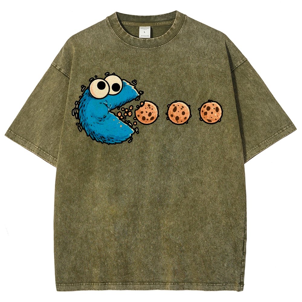 NomNom-Cookie Adventure Vintage Distressed T-shirt