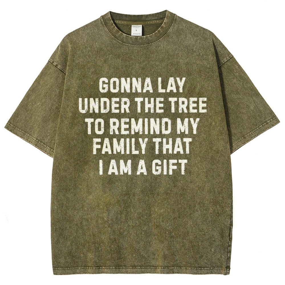 Crazy Dog Womens Funny Sarcastic Humor Christmas Vintage Distressed T-shirt