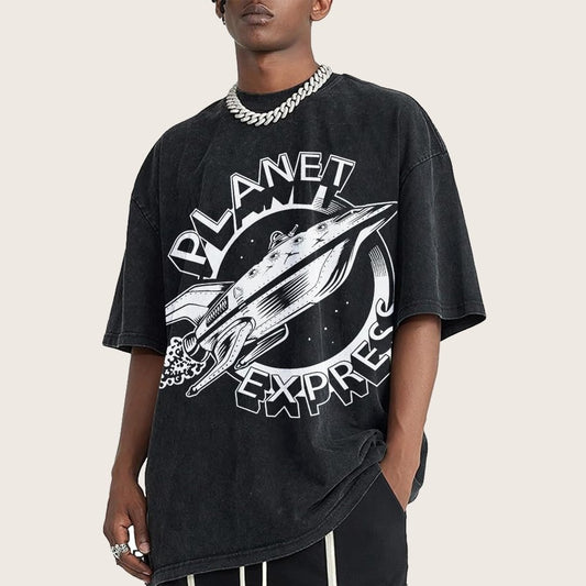 Cosmic Express Vintage Distressed T-shirt