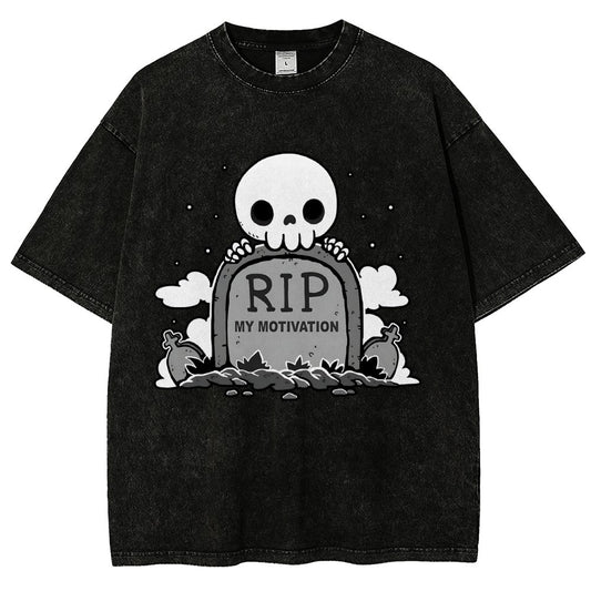 Rip My Motivation Vintage Distressed T-shirt
