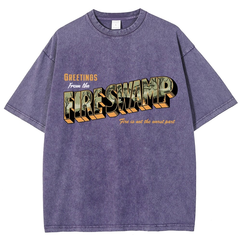 Greetings From The Mystic Swamp Vintage Distressed T-shirt
