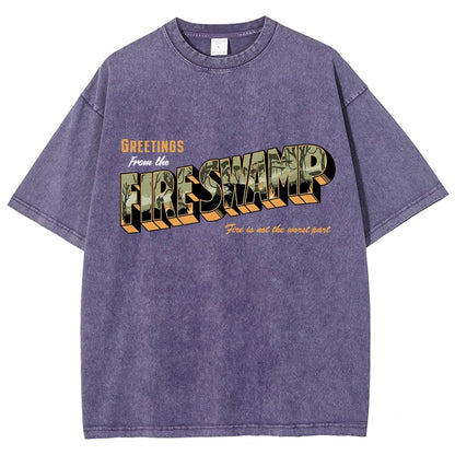 Greetings From The Mystic Swamp Vintage Distressed T-shirt