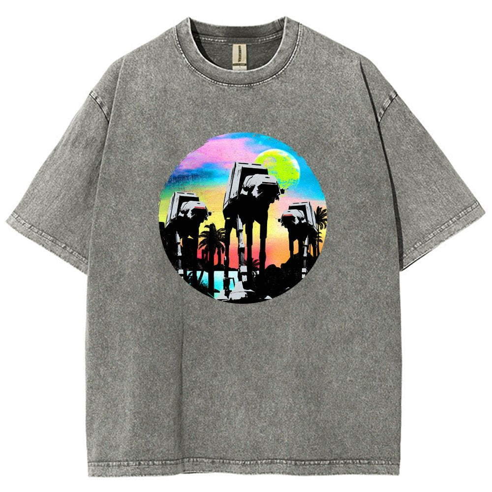 Retro Walker Adventure Vintage Distressed T-shirt