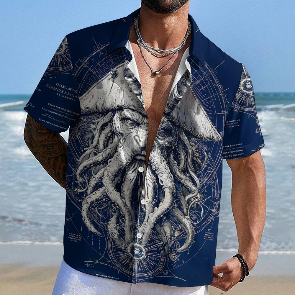 Captain Kerslu Geek Hawaiian Shirt