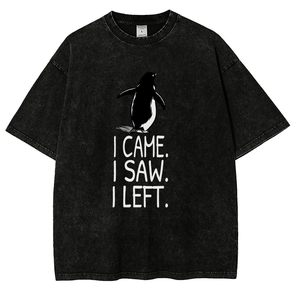 Nihilist Penguin Vintage Distressed T-shirt