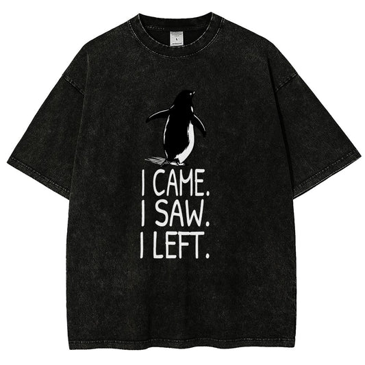 Nihilist Penguin Vintage Distressed T-shirt