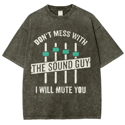 I Will Mute You Vintage Distressed T-shirt