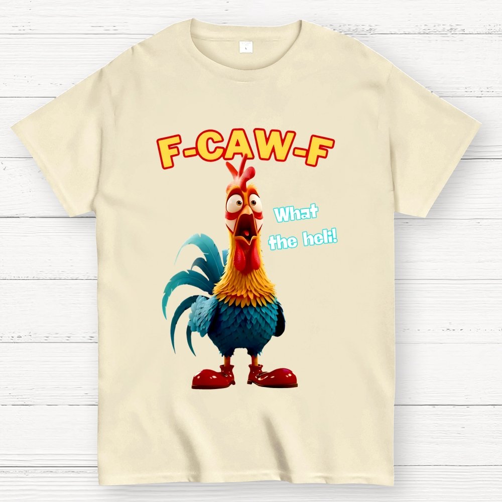 Chicken F-CAW-F What The Heli Geek T-Shirt