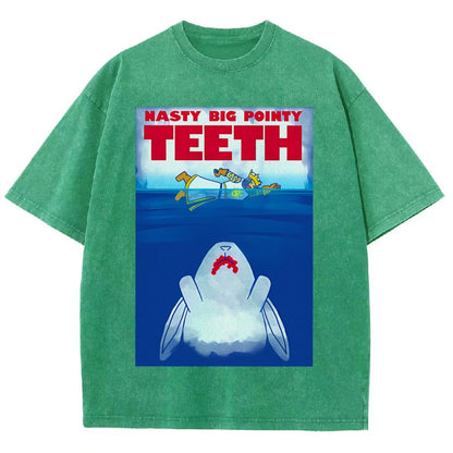 TEETH Vintage Distressed T-shirt