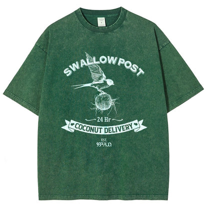 Swallow Post Vintage Distressed T-shirt