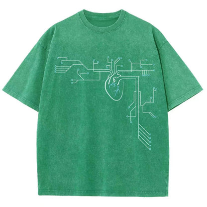Circuit-ulatory System Vintage Distressed T-shirt