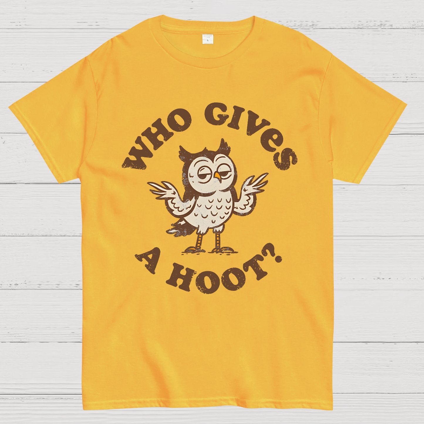 Who Gives a Hoot Geek T-Shirt