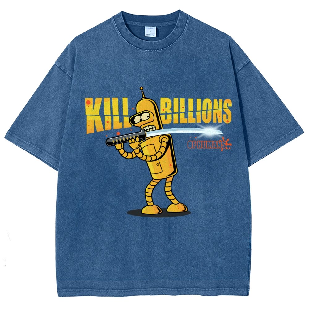 Kill Billions Vintage Distressed T-shirt