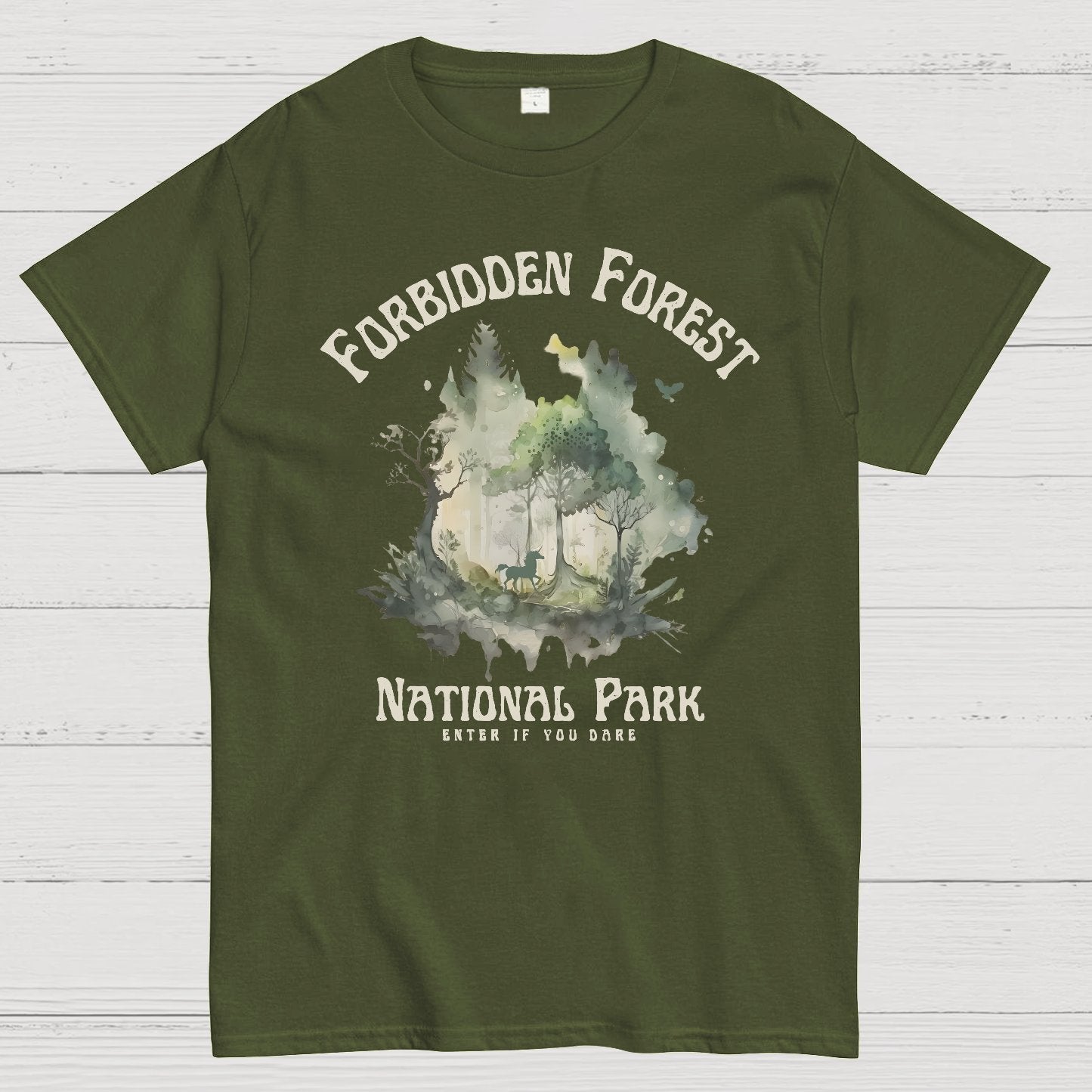 Forbidden Forest National Park Geek T-Shirt