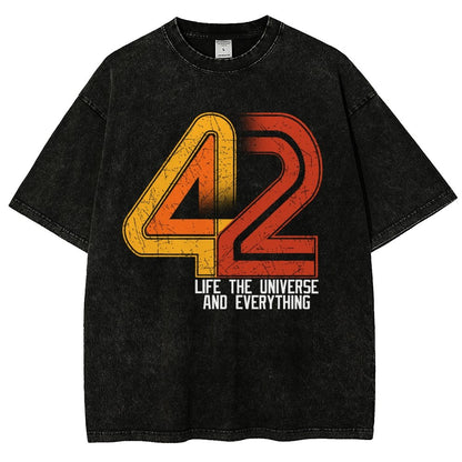 42 Ultimate Secret Vintage Distressed T-shirt