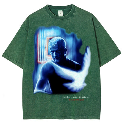 TIME TO DIE Vintage Distressed T-shirt