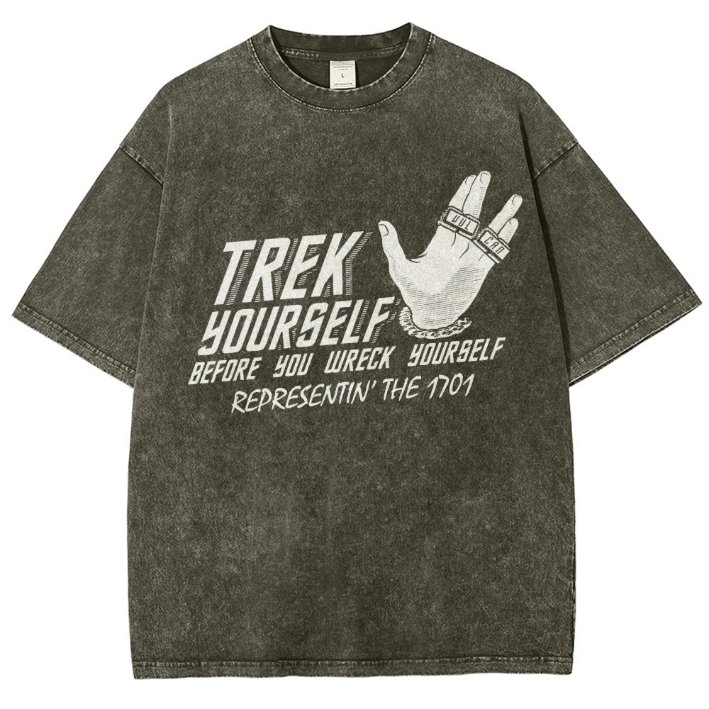 Travel Yourself Vintage Distressed T-shirt