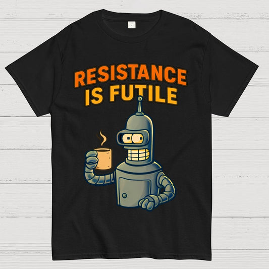 Rebellion Coffee Is Futile Geek T-Shirt