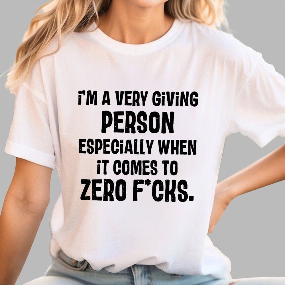 Zero Fcks Geek T-Shirt