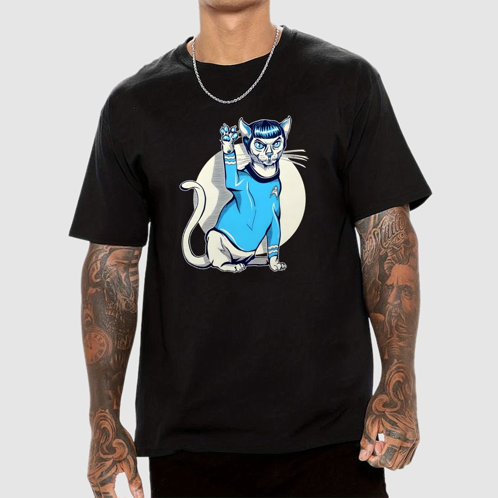 Nap Long And Pros-Purr Geek T-Shirt