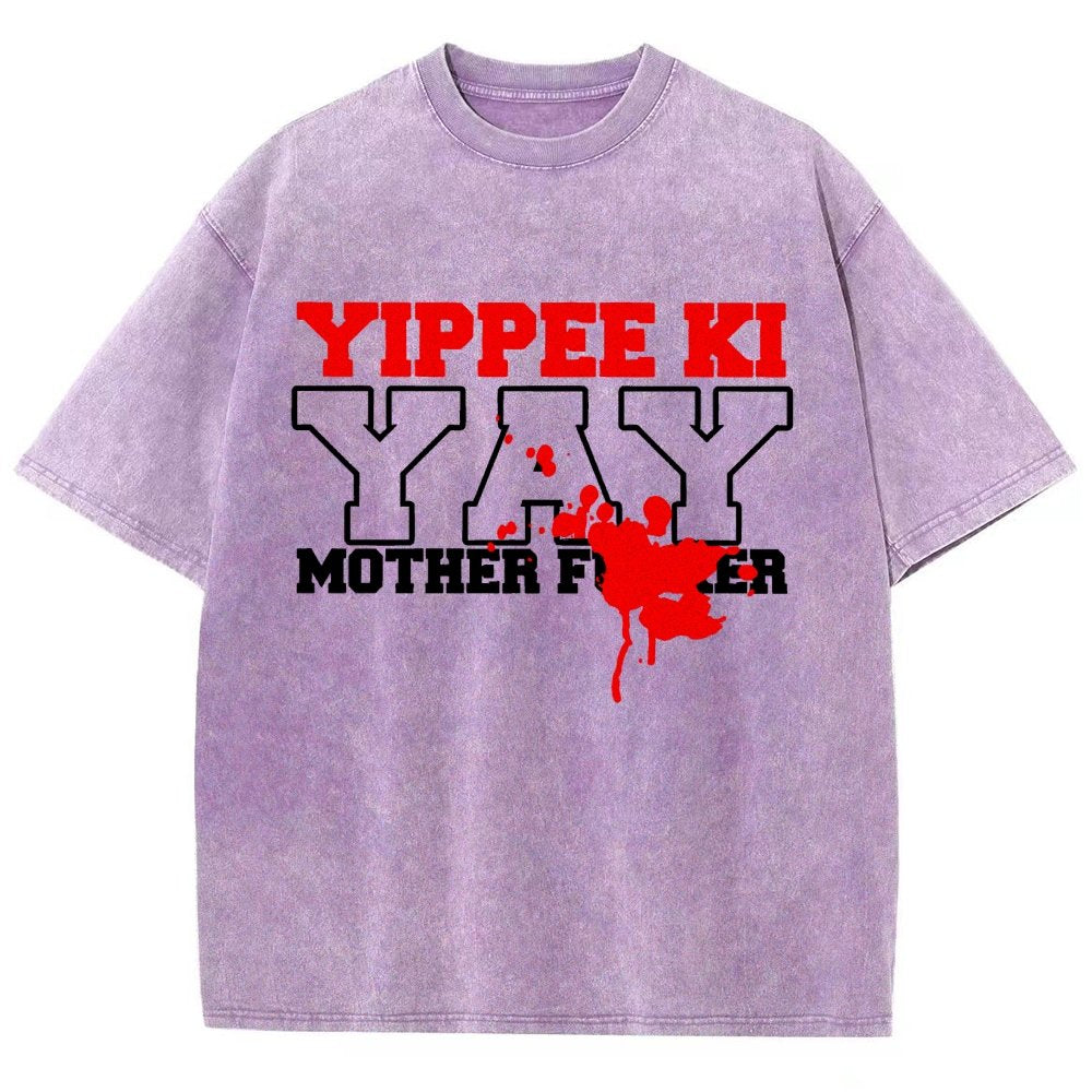 Yippee Ki-yay... You know the rest Vintage Distressed T-shirt