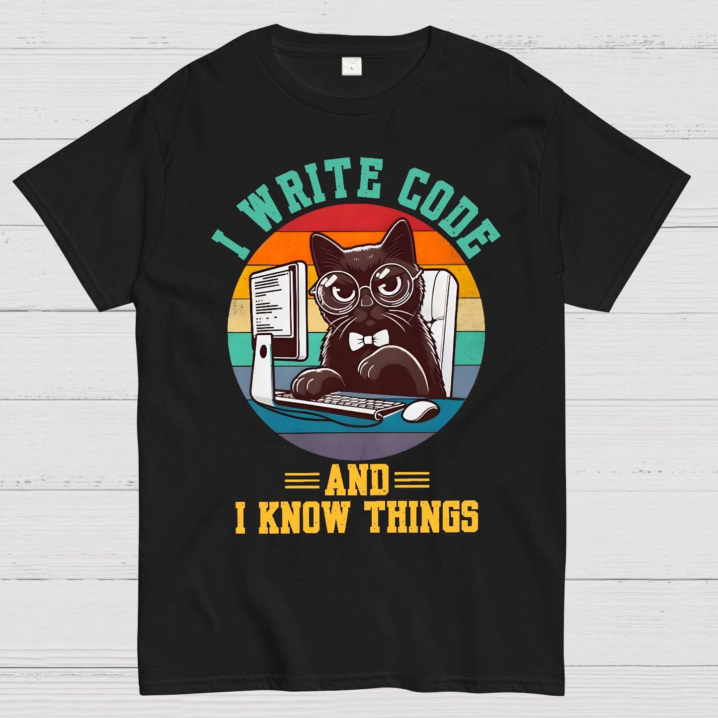 I Write Code And I Know Thing Geek T-Shirt