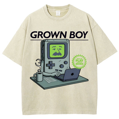 Grown Boy Vintage Distressed T-shirt